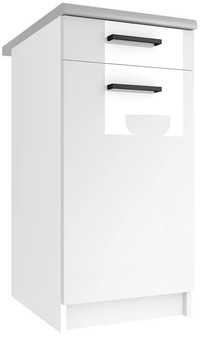 Кухня Belini Uniqaplus INF UNIQAPLUS/4/WT/W/0/B1 4.2m (White High Gloss)