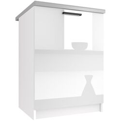 Кухня Belini Uniqaplus INF UNIQAPLUS/4/WT/W/0/B1 4.2m (White High Gloss) Thumb