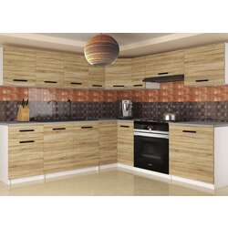 Bucatarie Belini Uniqaplus TOR UNIQAPLUS/4/WT/DS/0/B1 4.2m (Sonoma Oak)