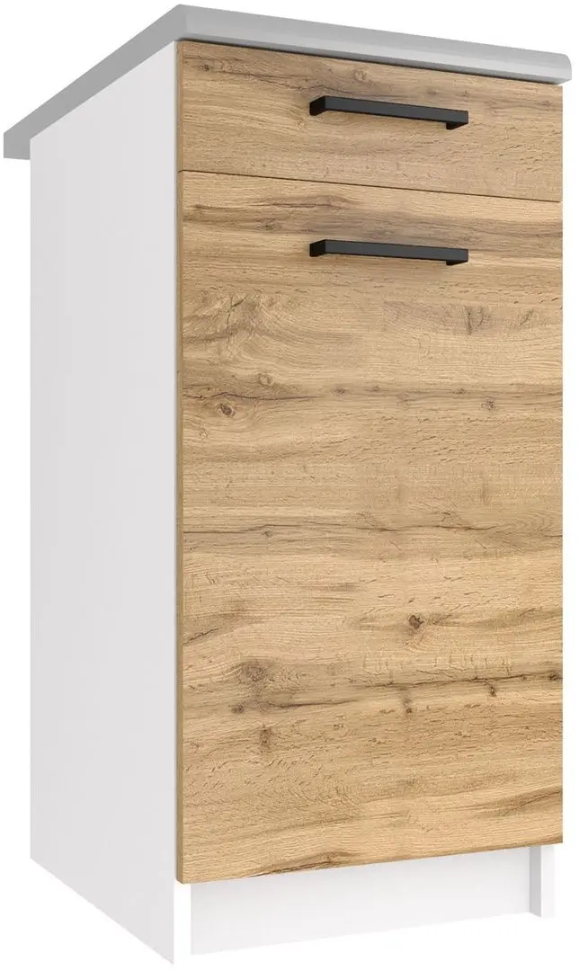 Bucatarie Belini Uniqaplus TOR UNIQAPLUS/4/WT/DW/0/B1 4.2m (Wotan Oak)