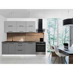 Mobilier bucătărie BR-Pot Kim 2.0m (Gray)