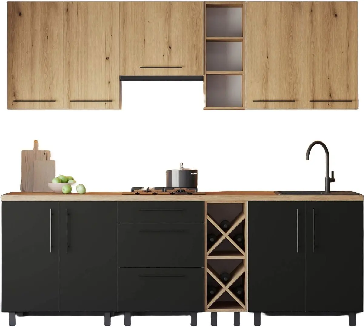 Bucatarie Fabrik Home Basalt 2.5m