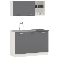 Bucatarie Haaus Ara 1.2m (Anthracite/White) Thumb