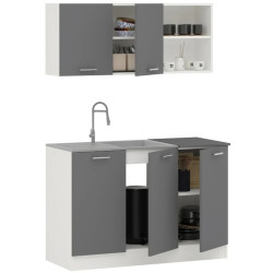 Bucatarie Haaus Ara 1.2m (Anthracite/White) Thumb