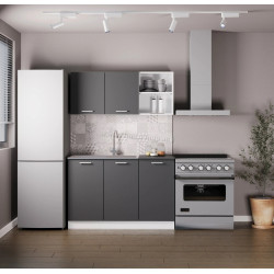 Bucatarie Haaus Ara 1.2m (Anthracite/White)