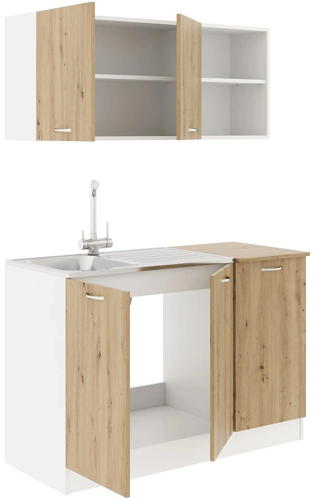 Кухня Haaus Ara 1.2м (Artisan Oak/White) - 3