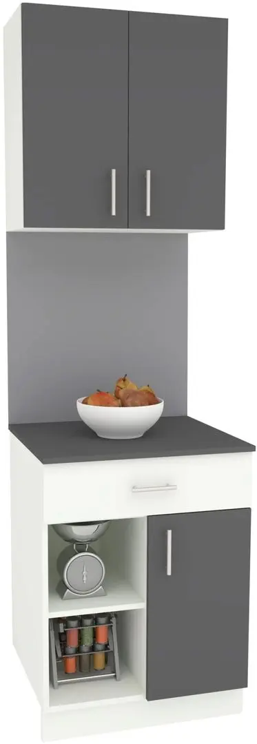 Bucatarie Haaus Berna 0.6m (White/Antracite)