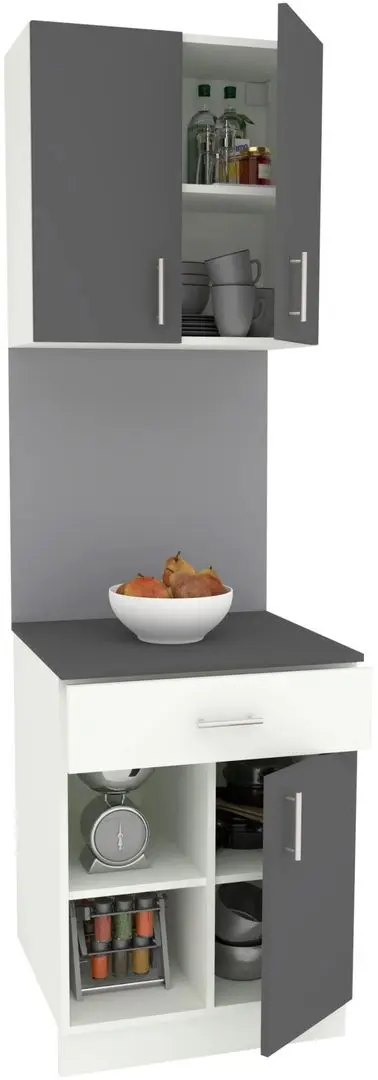 Bucatarie Haaus Berna 0.6m (White/Antracite)