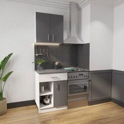 Кухня Haaus Berna 0.6м (White/Antracite)