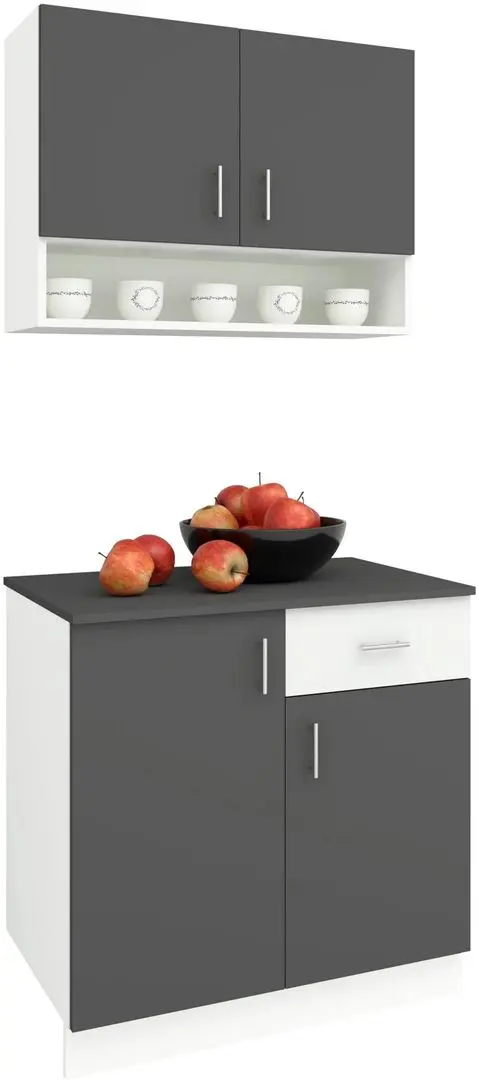 Bucatarie Haaus Berna 0.8m (White/Antracite)