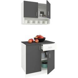 Bucatarie Haaus Berna 0.8m (White/Antracite) Thumb