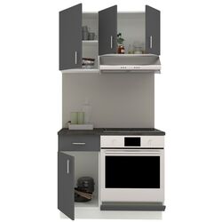 Bucatarie Haaus Karo V1 1m (Anthracite/White) Thumb