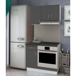 Bucatarie Haaus Karo V1 1m (Anthracite/White) Thumb