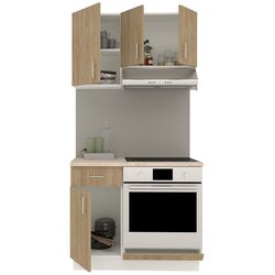 Bucatarie Haaus Karo V1 1m (Oak/White) Thumb