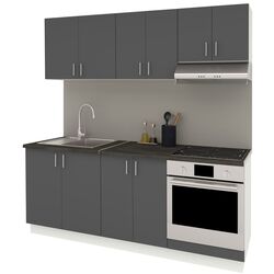 Bucatarie Haaus Karo V10 2m (Anthracite/White) Thumb