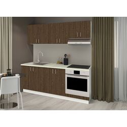 Bucatarie Haaus Karo V10 2m (Bronze Oak/White)