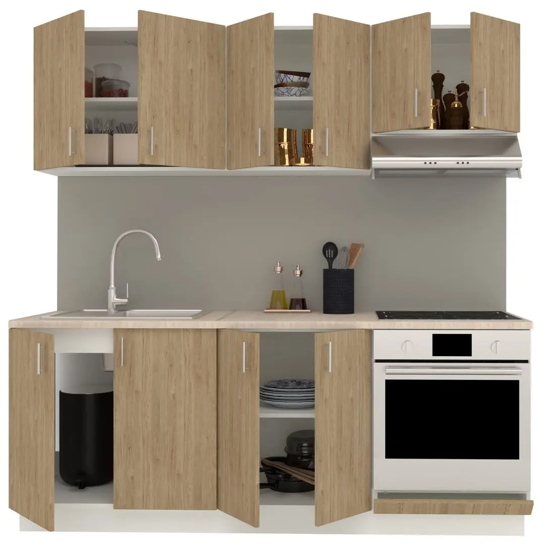 Bucatarie Haaus Karo V10 2m (Oak/White)