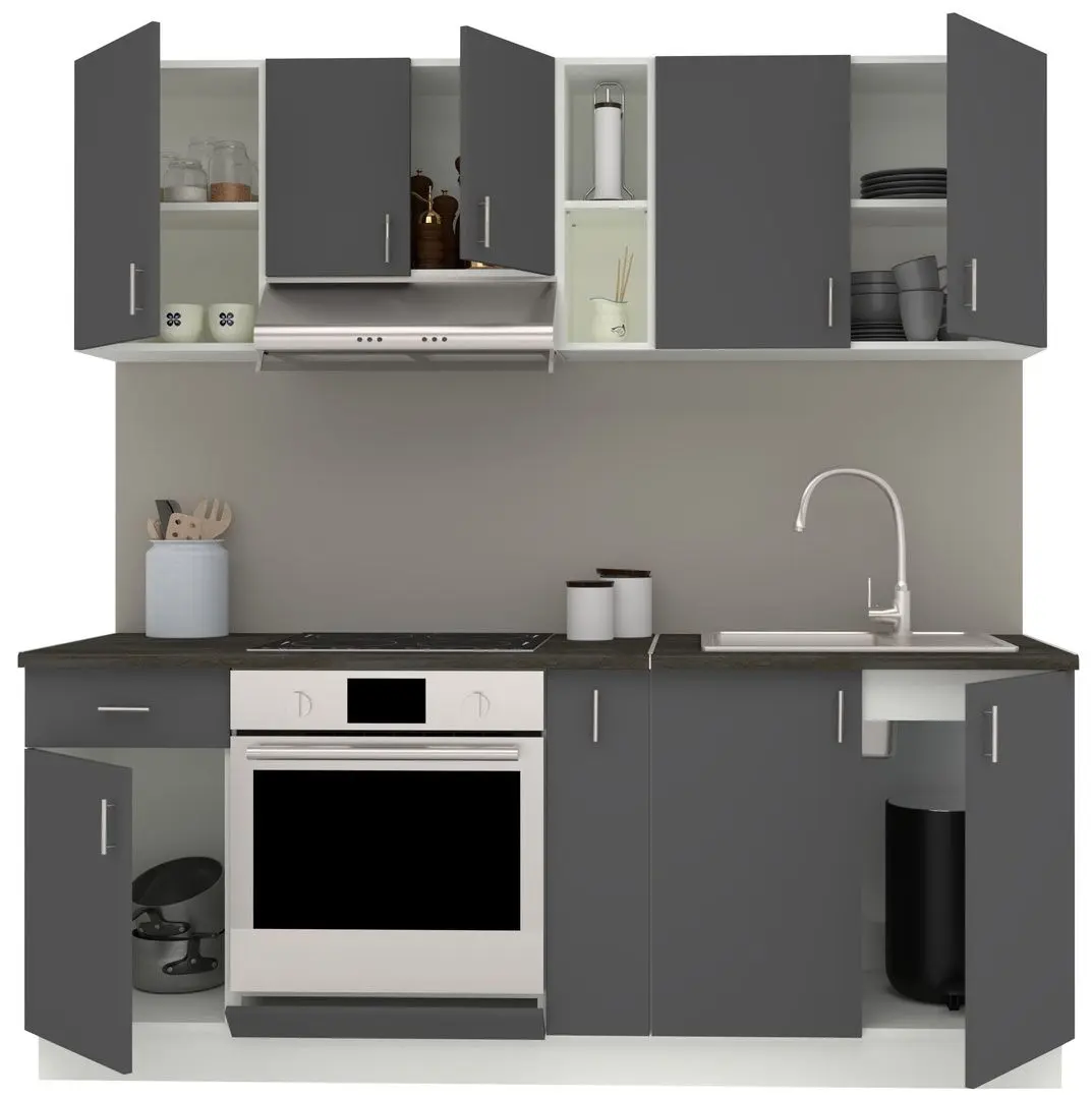 Bucatarie Haaus Karo V11 2m (Anthracite/White) - 5