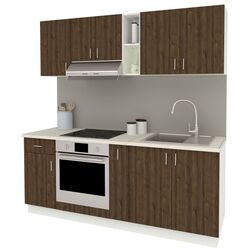 Кухня Haaus Karo V11 2м (Bronze Oak/White) Thumb