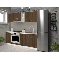 Bucatarie Haaus Karo V11 2m (Bronze Oak/White)