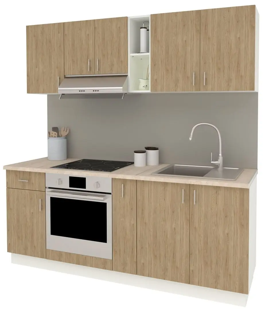 Bucatarie Haaus Karo V11 2m (Oak/White)