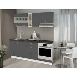 Кухня Haaus Karo V12 2м (Anthracite/White)