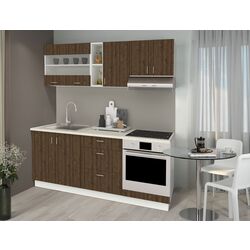 Bucatarie Haaus Karo V12 2m (Bronze Oak/White)