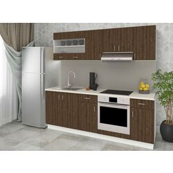 Bucatarie Haaus Karo V13 2.2m (Bronze Oak/White)