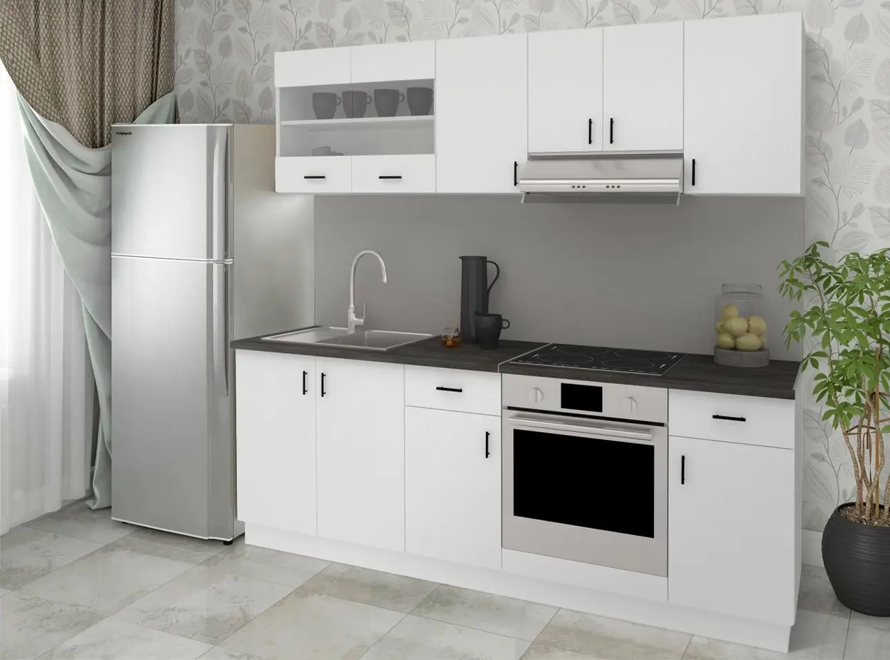 Bucatarie Haaus Karo V13 2.2m (White)