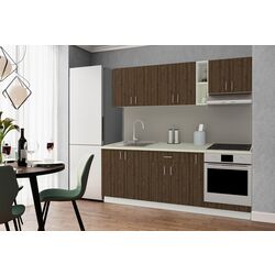 Bucatarie Haaus Karo V14 2.2m (Bronze Oak/White) Thumb