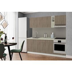 Кухня Haaus Karo V14 2.2м (Dark Sonoma Oak/White)