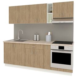 Кухня Haaus Karo V14 2.2м (Oak/White) Thumb