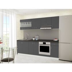 Кухня Haaus Karo V15 2.4м (Anthracite/White)
