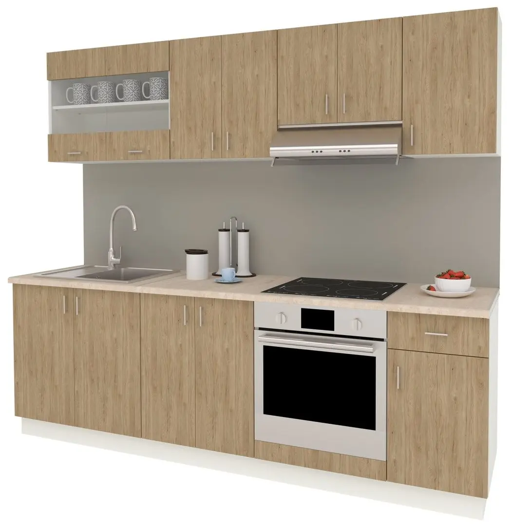 Кухня Haaus Karo V15 2.4м (Oak/White)