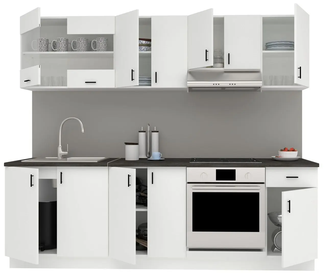 Bucatarie Haaus Karo V15 2.4m (White) - 5