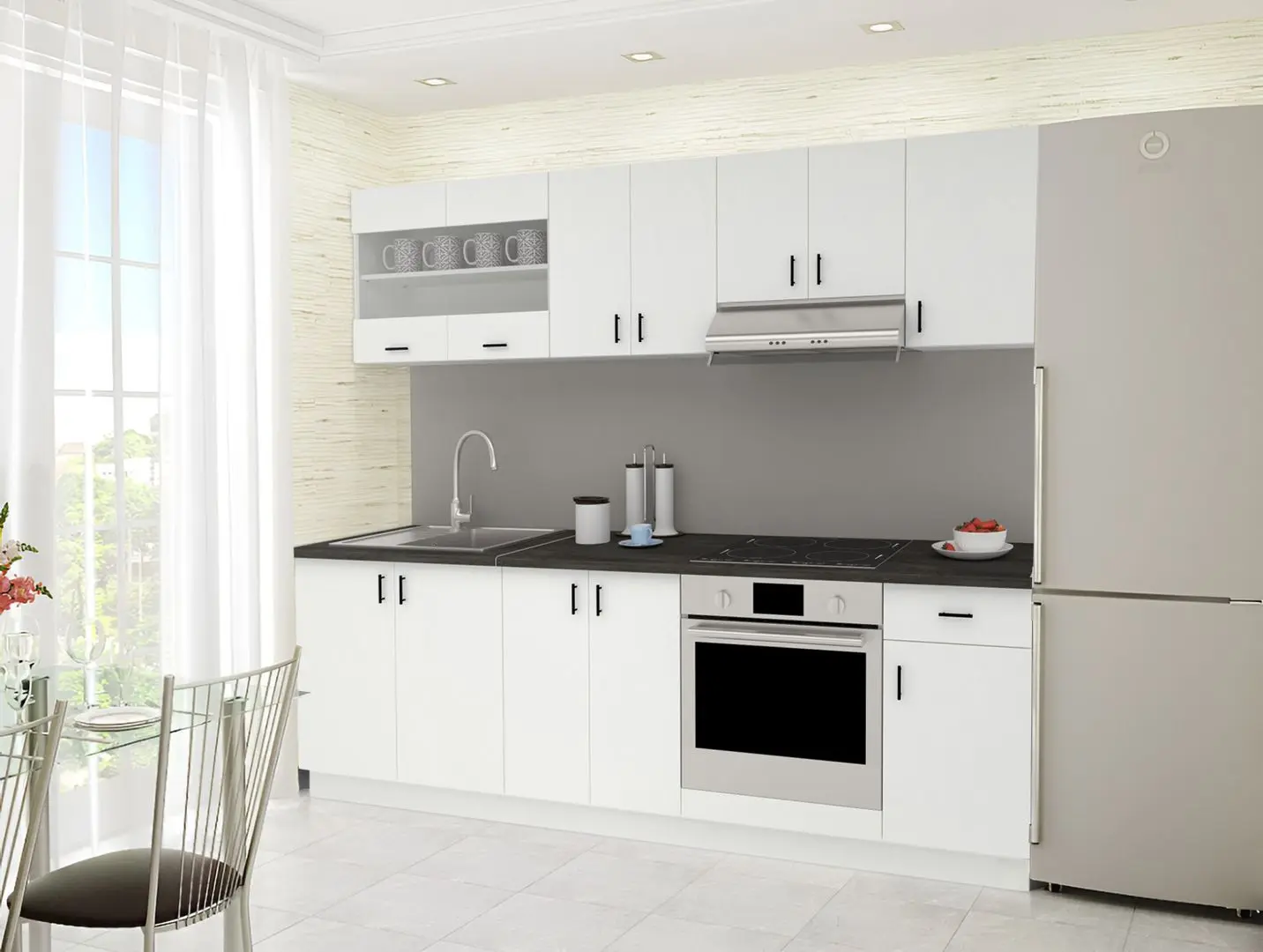 Bucatarie Haaus Karo V15 2.4m (White)