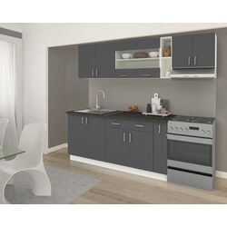 Bucatarie Haaus Karo V16 2.4m (Anthracite/White)