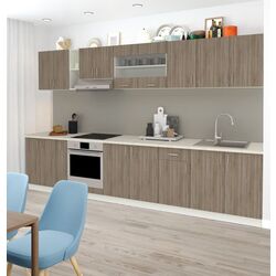 Bucatarie Haaus Karo V16 2.4m (Dark Sonoma Oak/White)