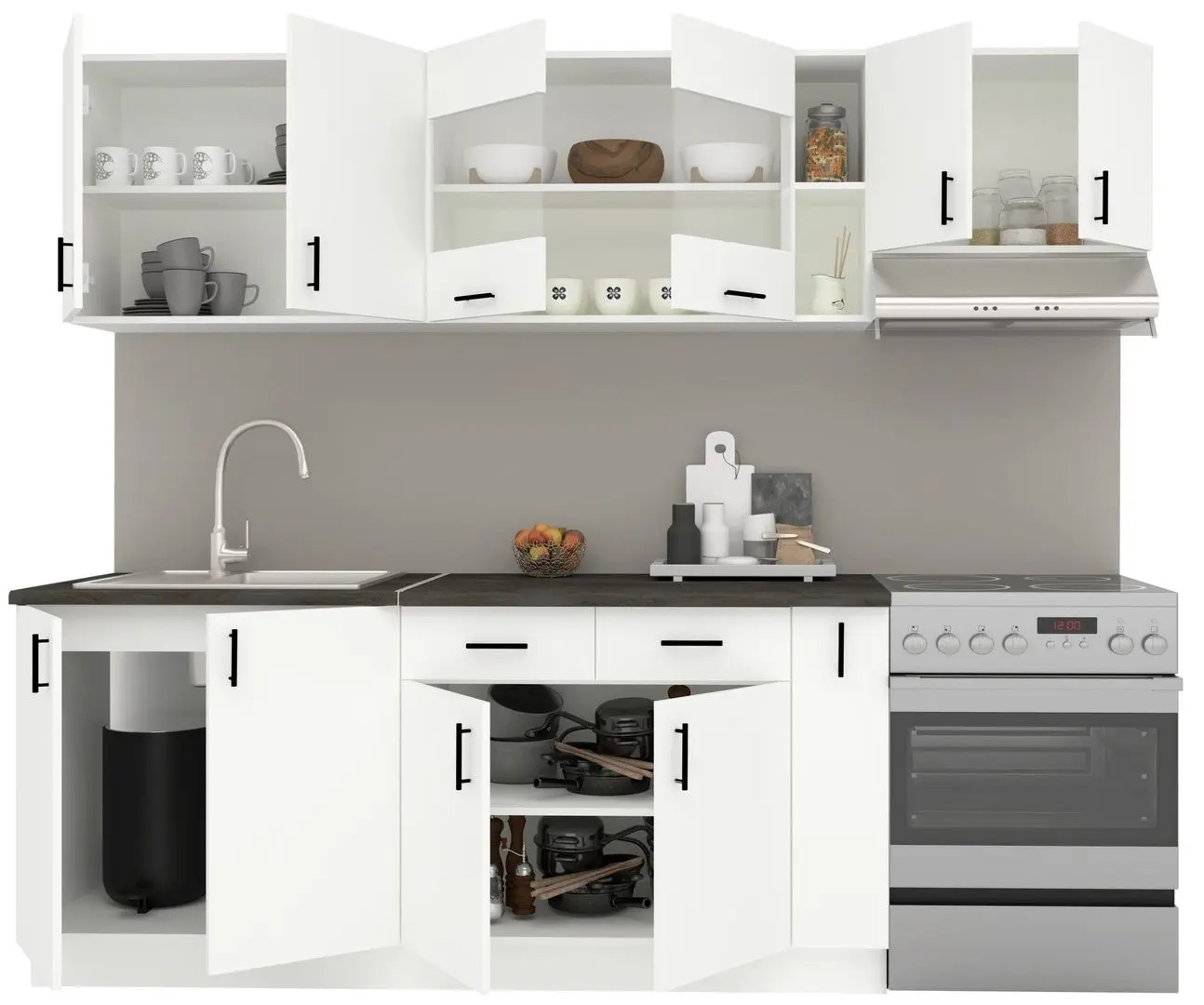 Bucatarie Haaus Karo V16 2.4m (White) - 5