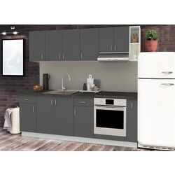 Bucatarie Haaus Karo V17 2.4m (Anthracite/White)