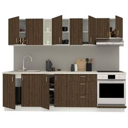 Кухня Haaus Karo V18 2.6м (Bronze Oak/White) Thumb