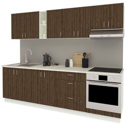 Кухня Haaus Karo V18 2.6м (Bronze Oak/White) Thumb