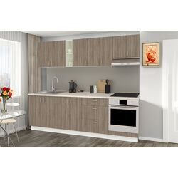 Кухня Haaus Karo V18 2.6м (Dark Sonoma Oak/White) Thumb