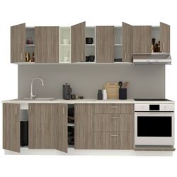 Кухня Haaus Karo V18 2.6м (Dark Sonoma Oak/White) Thumb