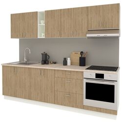 Кухня Haaus Karo V18 2.6м (Oak/White) Thumb
