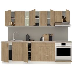 Кухня Haaus Karo V18 2.6м (Oak/White) Thumb