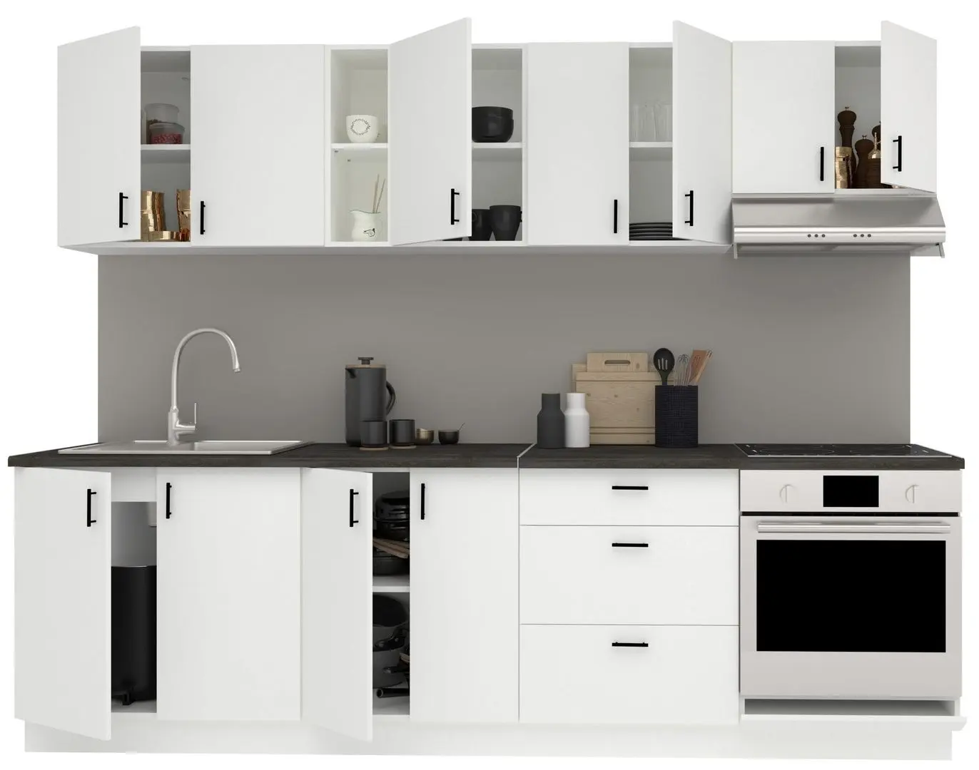 Bucatarie Haaus Karo V18 2.6m (White)