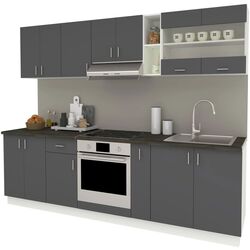 Кухня Haaus Karo V19 2.6м (Anthracite/White) Thumb