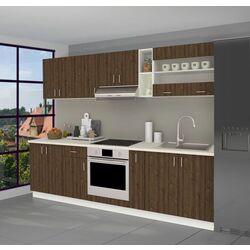 Bucatarie Haaus Karo V19 2.6m (Bronze Oak/White)