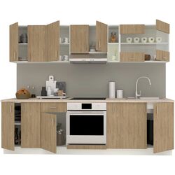 Кухня Haaus Karo V19 2.6м (Natural Wood/White) Thumb